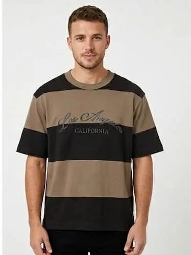 Striped Colorblock Tee