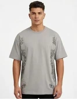 Floral Sleeve Graphic Tee