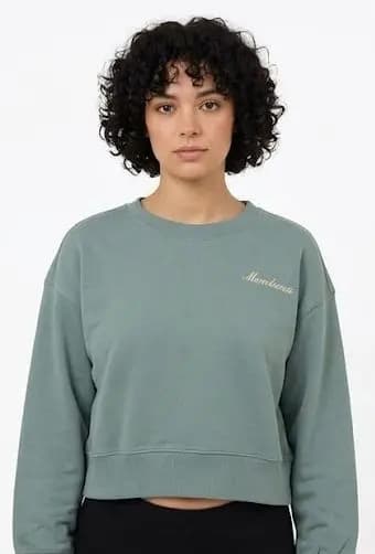 Embroidered Crewneck Sweatshirt